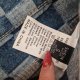 Shein spodnie jeansy w kratkę S 36