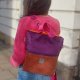 Torba plecak 2w1 w odcieniach różu Ibiza