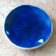 Mydelniczka/fusetka/spodek ręcznie wykonany roślinny niebieski kobaltowy