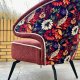 Fotel klubowy koktajlowy uszak PRL lat 50 60 loft jungle