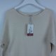 Pull & Bear sweter ecru bawełna akryl / S z metką