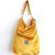 Torba worek welurowa Yellow