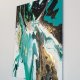 DUCH LASU IV Abstrakcja ręcznie malowany 45x65 cm Obraz do domu