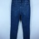 F&F spodnie jeans wysoki stan węższe proste nogawki 10 / 38