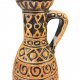 Wazon Bay Keramik 93 - 25 w kolorze ochry / czarnego, vintage Mid Century Modern, ceramika z Niemiec Zachodnich z lat 70. XX wieku.