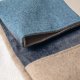 Niebiesko-beżowy składany plecak kurierski