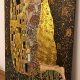 REPRODUKCJA OBRAZ NA PŁÓTNIE AKRYL GUSTAV KLIMT - POCAŁUNEK 120X80 CM