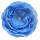 Duża broszka jasno niebieska kwiatek kwiat 12cm