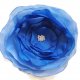 Duża broszka odcienie niebieskiego kwiatek kwiat 12cm