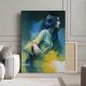 Plakat Dziewczyna abstrakcja portret kolor 50x70 cm