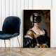 Plakat Batwoman  40x50 cm - super bohater kobieta portret