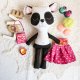 Misiu Panda ( dziewczynka ) - 41 cm