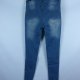 Mid Rise push up spodnie jeans dziury / M