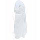 Biała sukienka boho maxi plus size