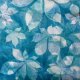 Silk scarf Hand painted in blue  - JEDYNY TAKI - jedwabny szal ręcznie malowany