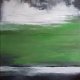 W zieleniach -obraz akrylowy formatu 80/100 cm
