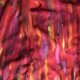 Silk Hand painted - JEDYNY TAKI - żorżetta -  jedwabny szal ręcznie malowany