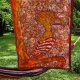 Obraz na tkaninie batik "Dudek"