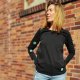 Longsleeve damski bawełniany czarny haft multikolor rozmiar S