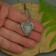 Wisiorek agat drzewny drzewo życia wire wrapping, stal chirurgiczna