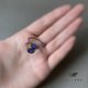 Kolczyki Polne Kwiaty - Dark Purple & Blue