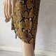 No498 ZARA XS sukienka wężowy wzór XS S