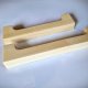 Uchwyt do mebli, drewniany, z drewna, buk 240mm, nowoczesny, kanciasty, do kuchni, do szaf i mebli IKEA, szuflad, z litego drewna