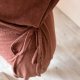 H&M S 36 basics brązowa sukienka wiązana z boki