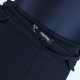 Bershka prążkowany kombinezon na ramiączkach black / S