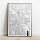 Plakat Miasto - Warszawa 50x70 cm