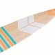 Pagaj John Paddle Beaver Ozdoba Kolorowy Malowany 125 cm WZ2