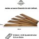 Drewniane deski elewacyjne John Paddle Old Brown Gold (0,96m2) panele ścienne w stylu Vintage