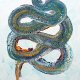 EARTH DRAGON ekspresyjny obraz abstrakcyjny, klimat fantazji 70x100 cm