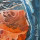 Obraz olejny 40x30 "ICE ABSTRACION"