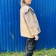 Kimono patchwork 100% wełna żakiet narzutka