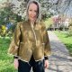 Kimono wełna bawełna oko frędzle