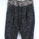 H&M spodnie dresowe dzianina melanż / S