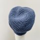 Czapka przejściowa cienka beanie smerf bawełna S/M jeans
