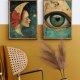 DWIE GRAFIKI A4 LADY MOON I