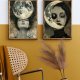 DWIE GRAFIKI A4 LADY MOON III
