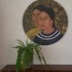 Okrągły obraz na płótnie - Frida Kahlo - Two women, Dos Mujeres, Dwie kobiety