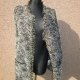 Włochaty sweter/narzutka - M/L