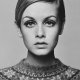 Obraz na płótnie - Portret Twiggy, modelka, portret modelki, ikona mody, fashion,