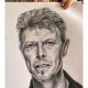 David Bowie - Seria IKONY (A3) - rysunek ręcznie wykonany, na prezent, dla niej, dla niego