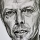 David Bowie - Seria IKONY (A3) - rysunek ręcznie wykonany, na prezent, dla niej, dla niego
