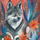 Autumn Wolf Plakat 30x40