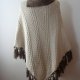 DZIANINOWE PONCHO