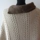 DZIANINOWE PONCHO
