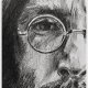 John Lennon - Seria IKONY (A3) - rysunek ręcznie wykonany, wyjątkowy prezent dla niej dla niego