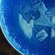 Talerz dekoracyjny porcelanowy Boże Narodzenie 1977 vintage